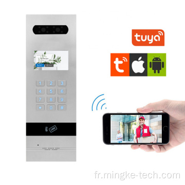 Système d&#39;interphone RJ45 Smart Doorbell RJ45 pour multifamilial